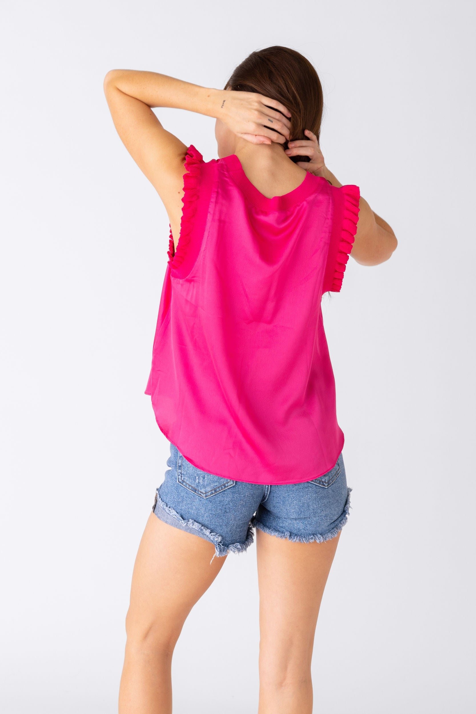 Hayden Ruffle Detail Tank - fab'rik