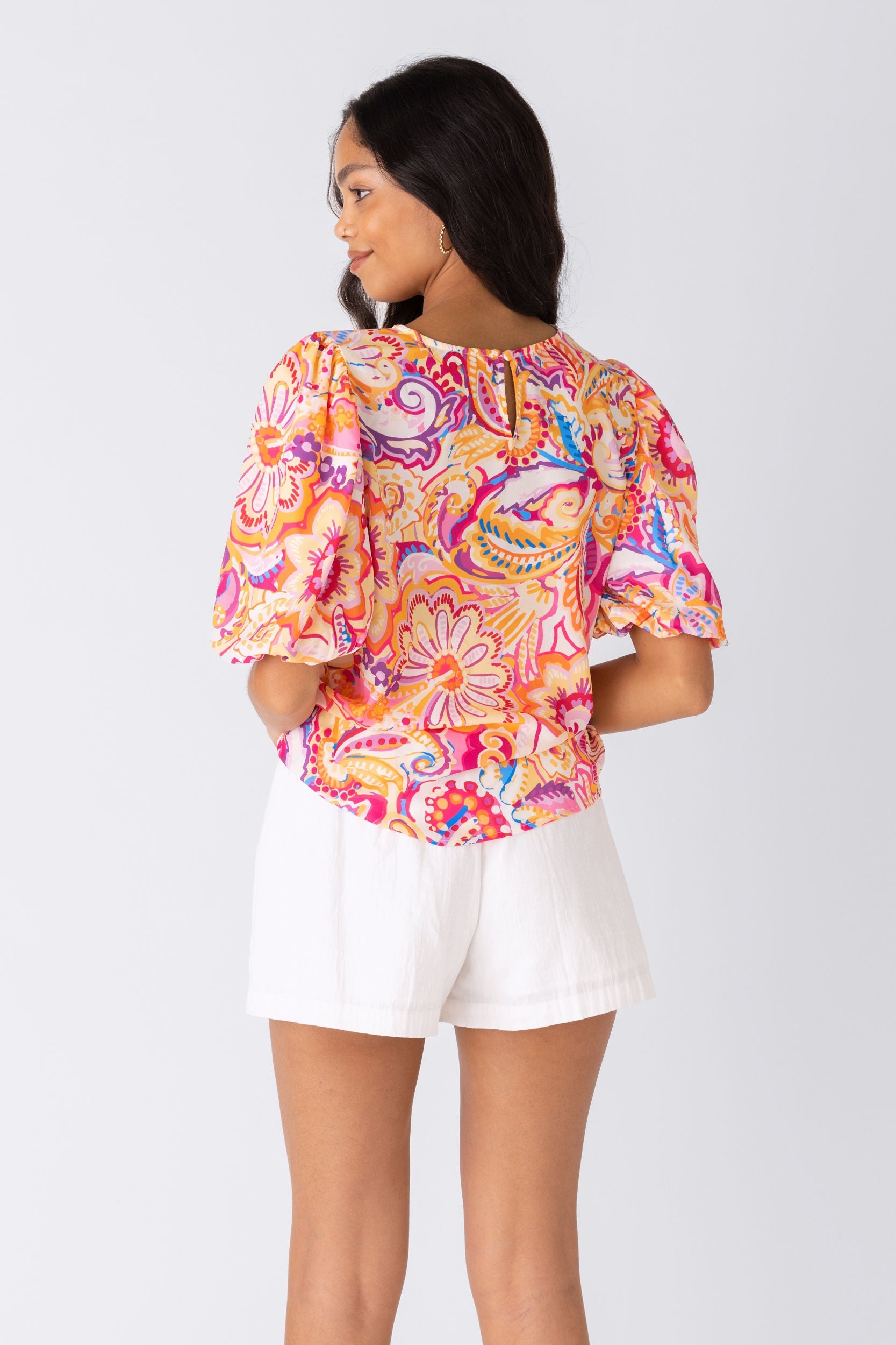 Canyon Paisley Print Blouse - fab'rik