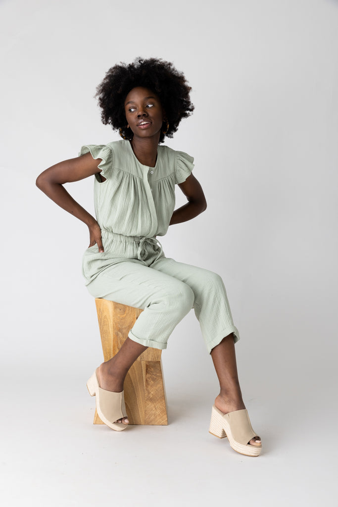 Wynn Ruffle Jumpsuit - fab'rik