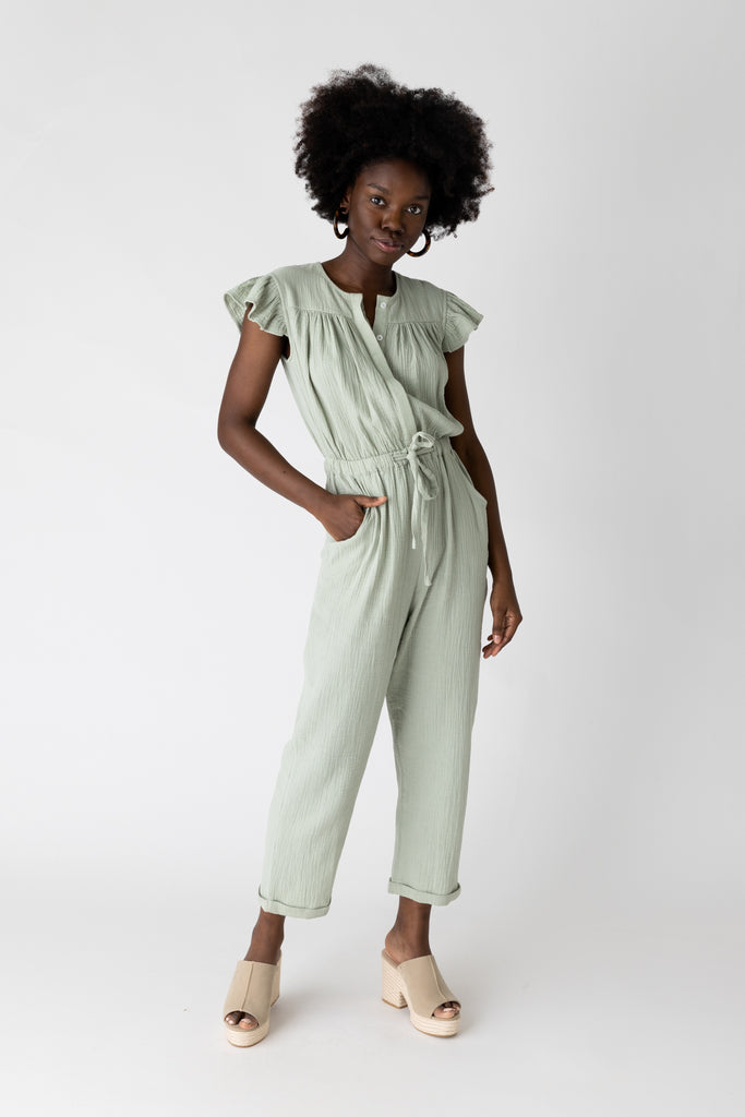 Wynn Ruffle Jumpsuit - fab'rik