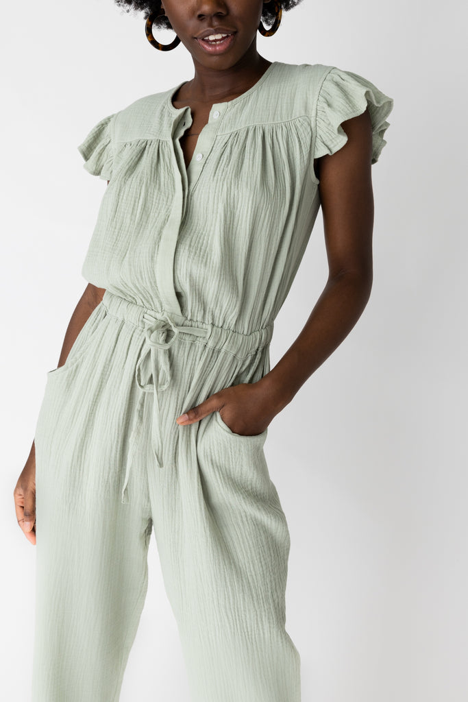 Wynn Ruffle Jumpsuit - fab'rik