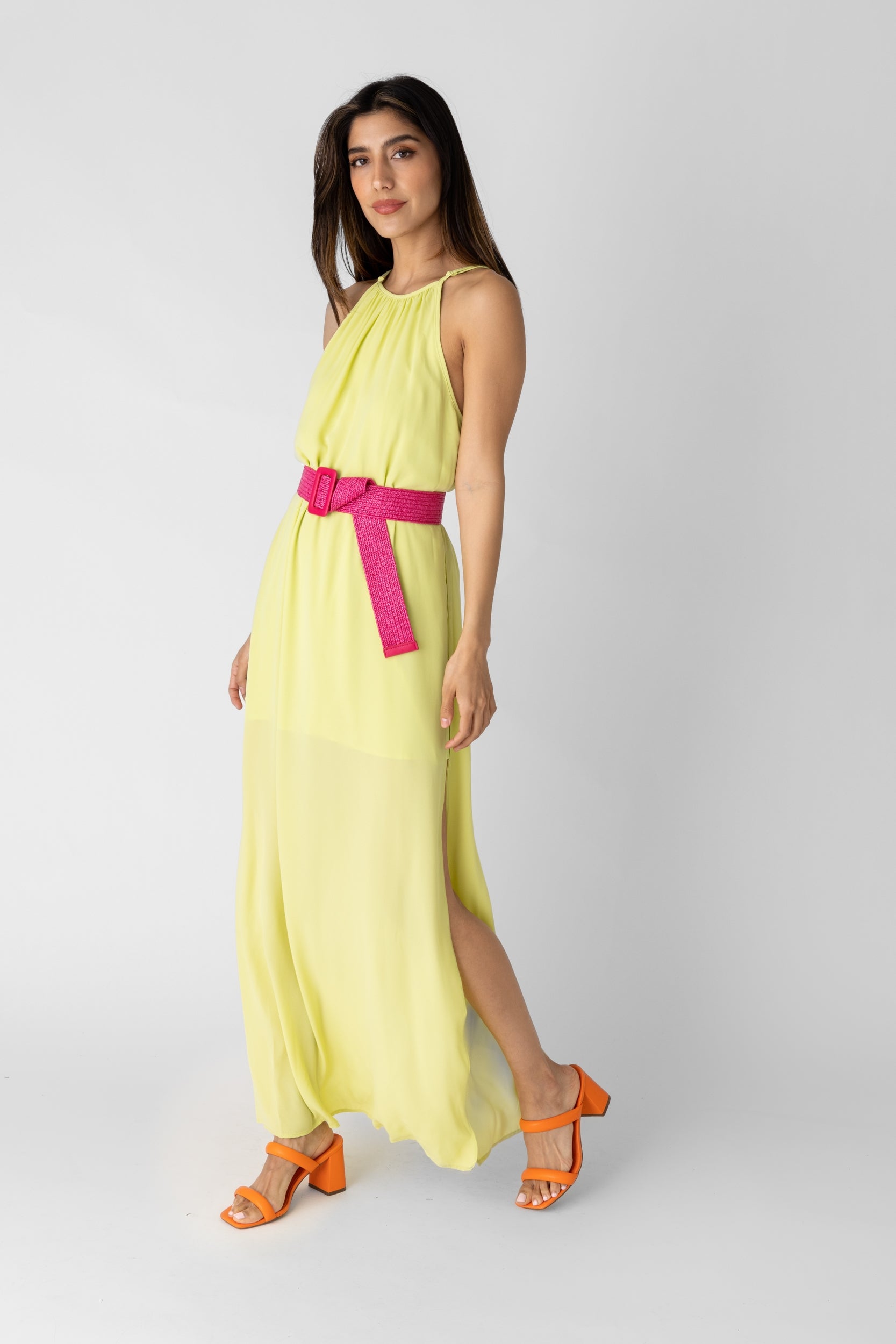 Cici Side Slit Maxi Dress - fab'rik