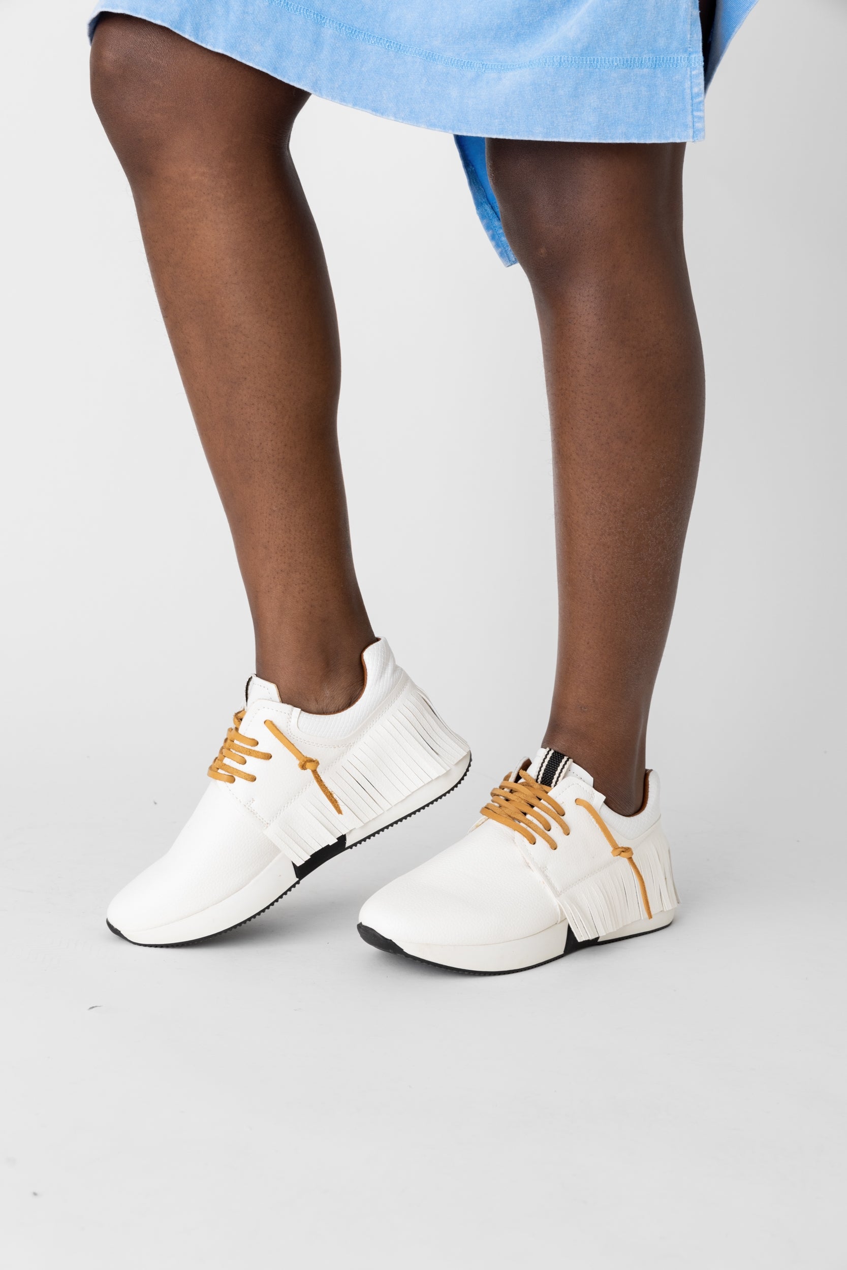 Pepa Fringed Detail Sneaker - fab'rik