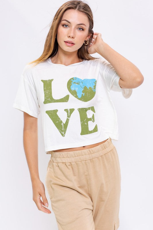 SALE - Love Graphic Tee - fab'rik