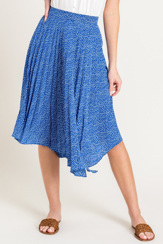 SALE - Lavina Pleated Midi Skirt - fab'rik