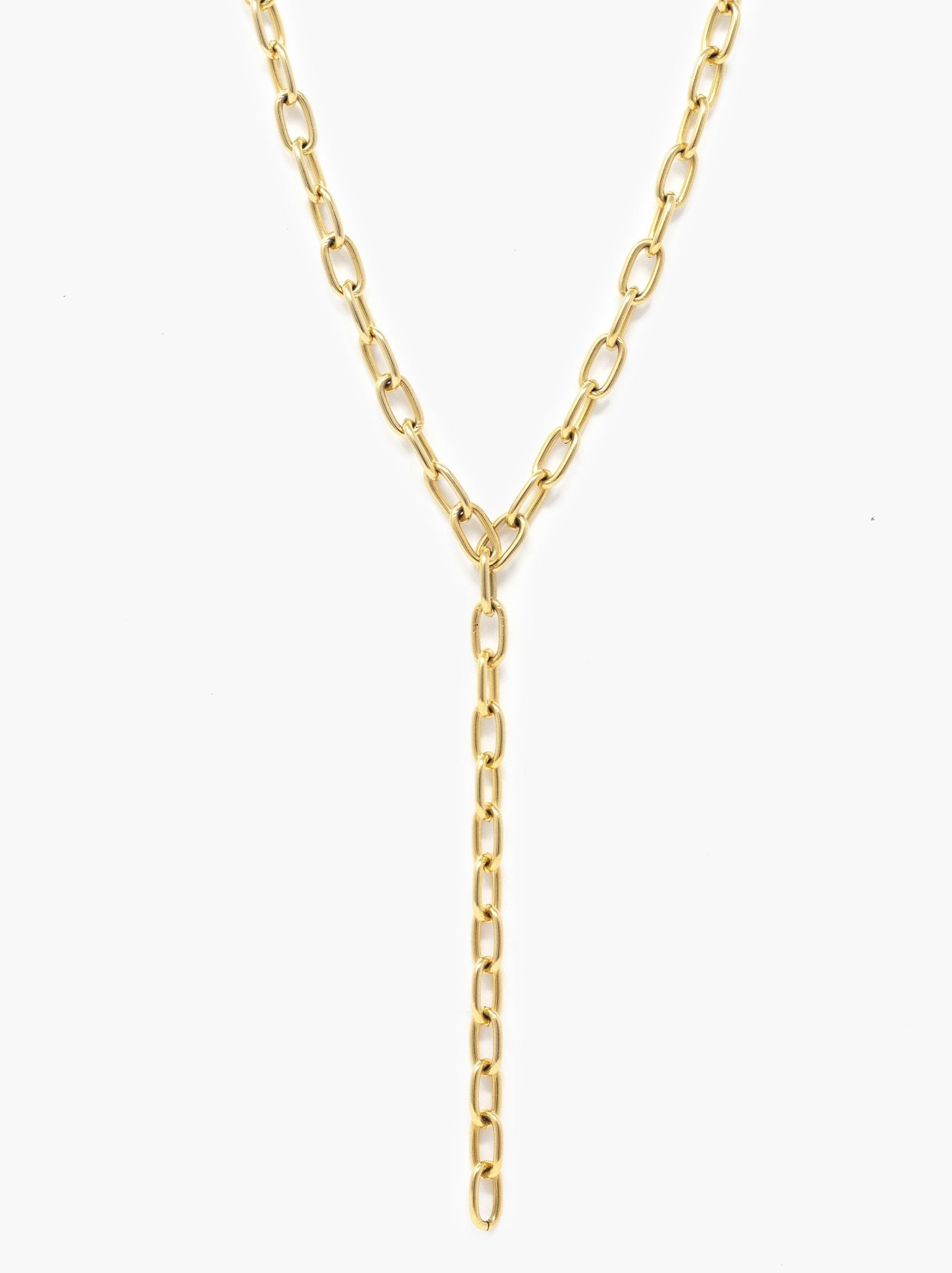 Mod Chain Lariat Gold - fab'rik