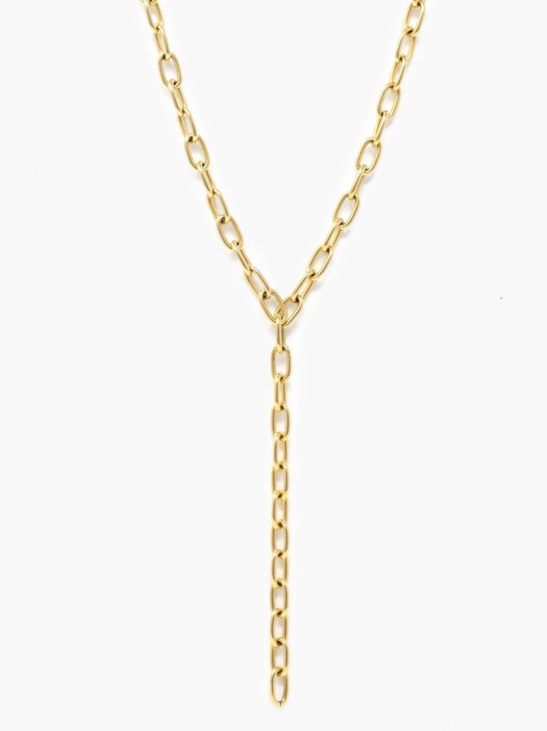 Mod Chain Lariat Gold - fab'rik