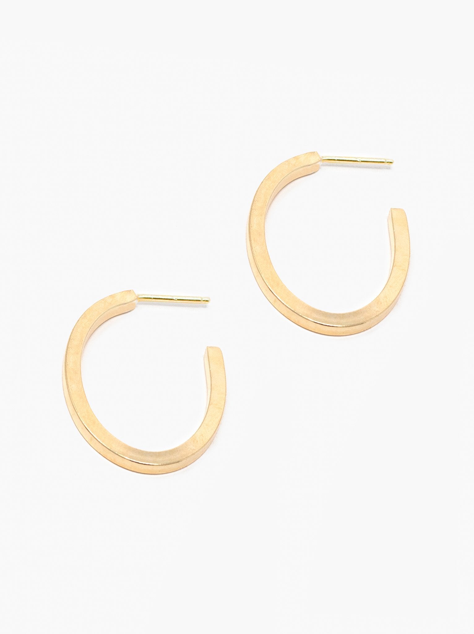 Muse Hoop Earrings: Gold - fab'rik