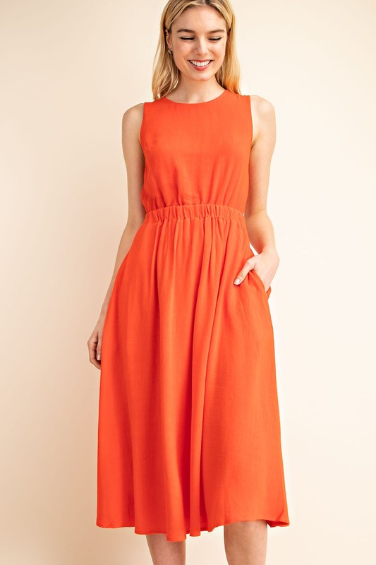 SALE - Effie Cut Out Midi Dress - fab'rik