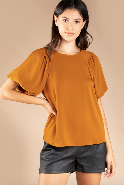 Perkins Puff Sleeve Blouse - fab'rik
