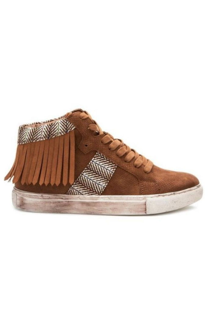 SALE - Coconuts by Matisse Slinky Fringed Sneaker - fab'rik