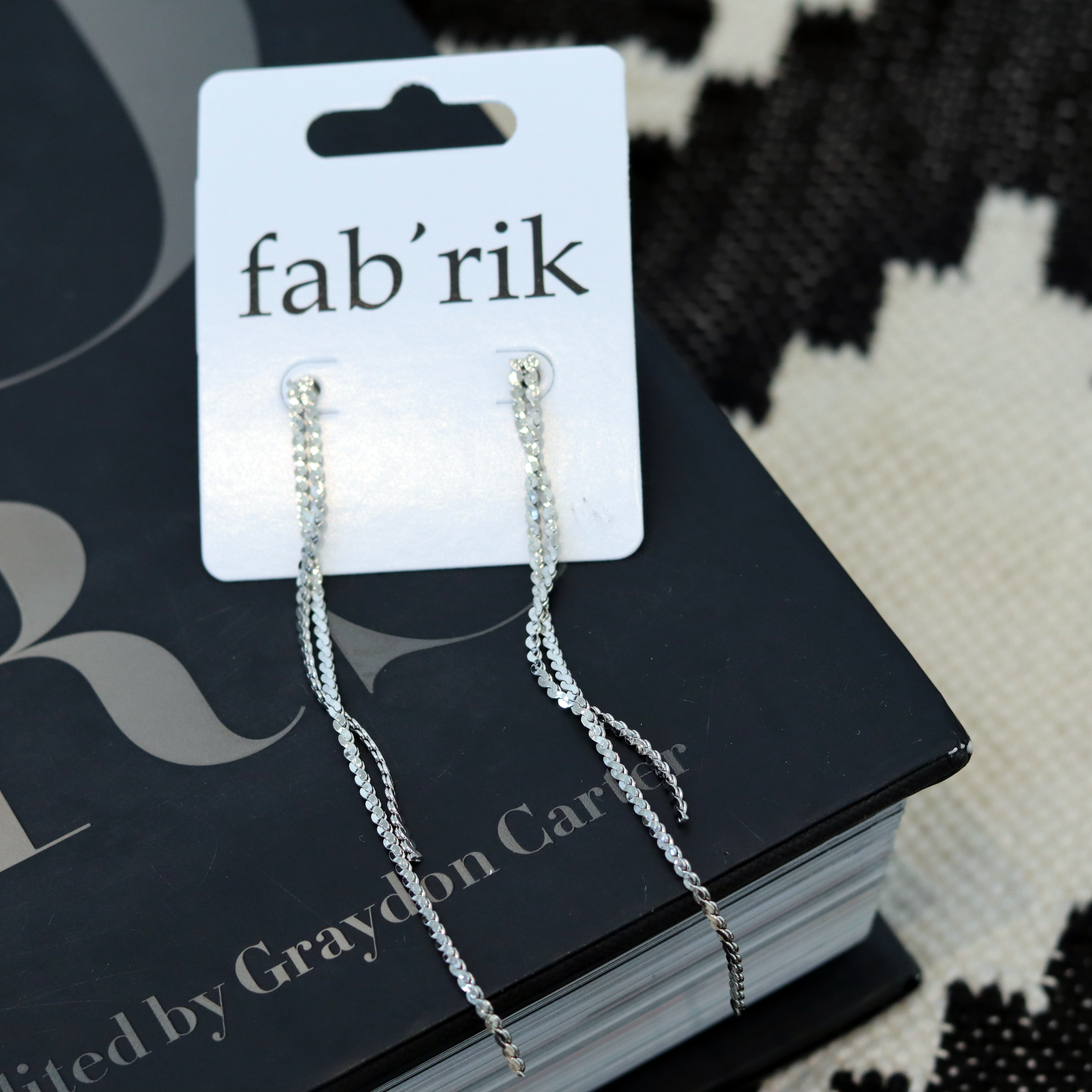 Stassi Metal Chain Earring - fab'rik