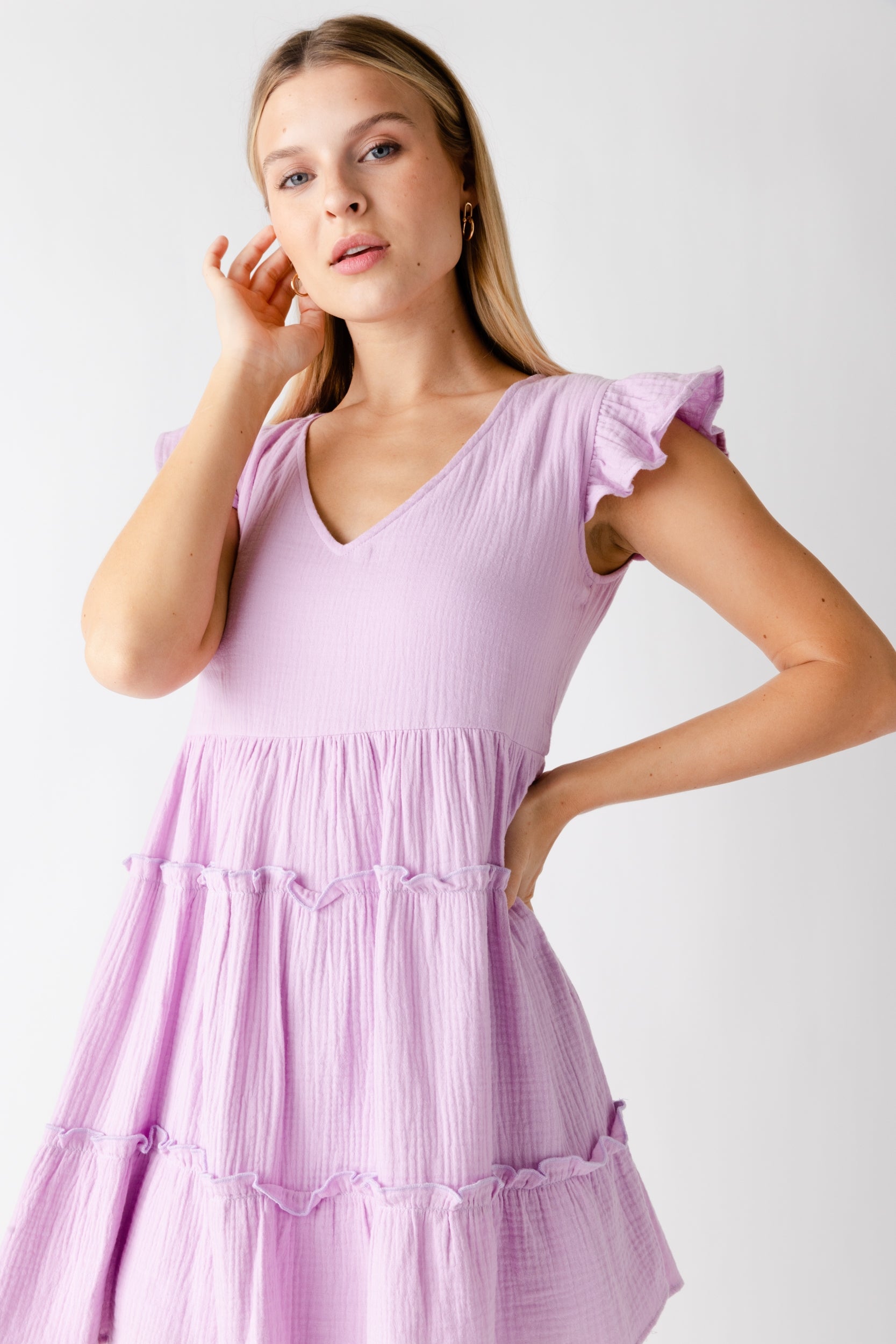 Darci Tiered Mini Dress - fab'rik