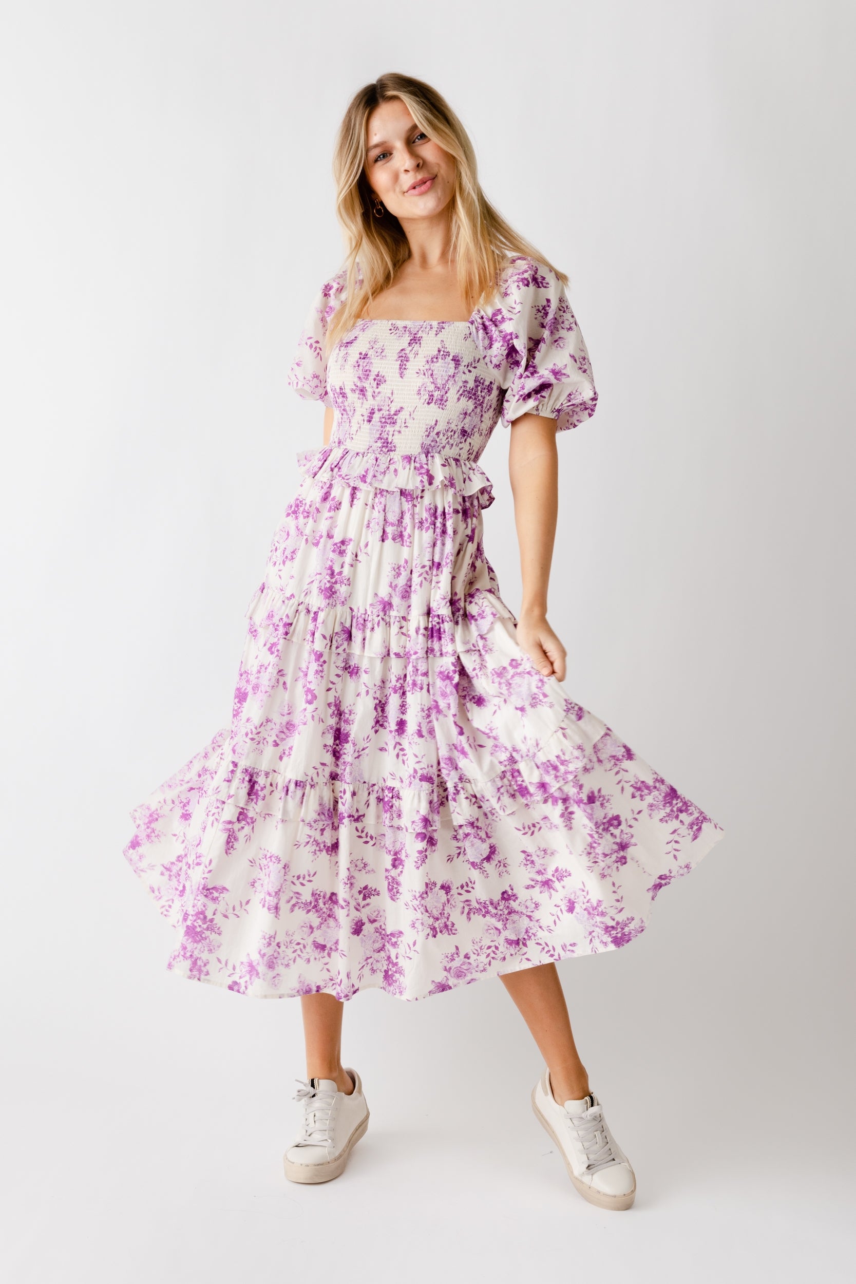 Phoebe Floral Maxi Dress - fab'rik
