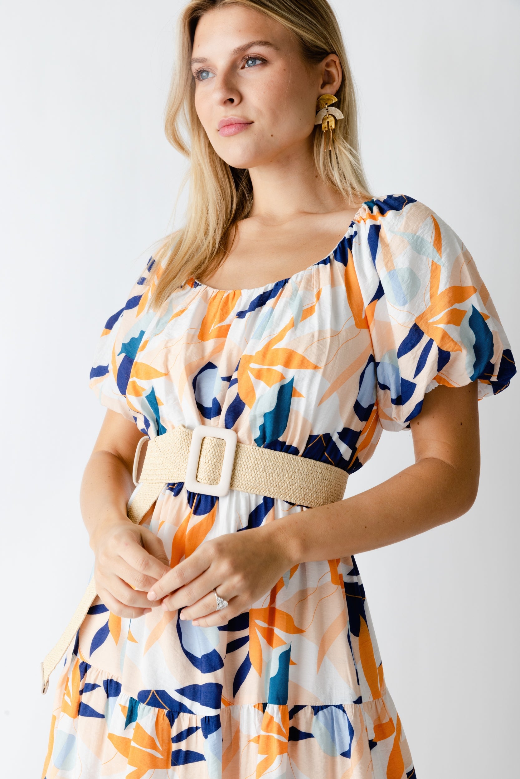 Clara Floral Midi Dress - fab'rik