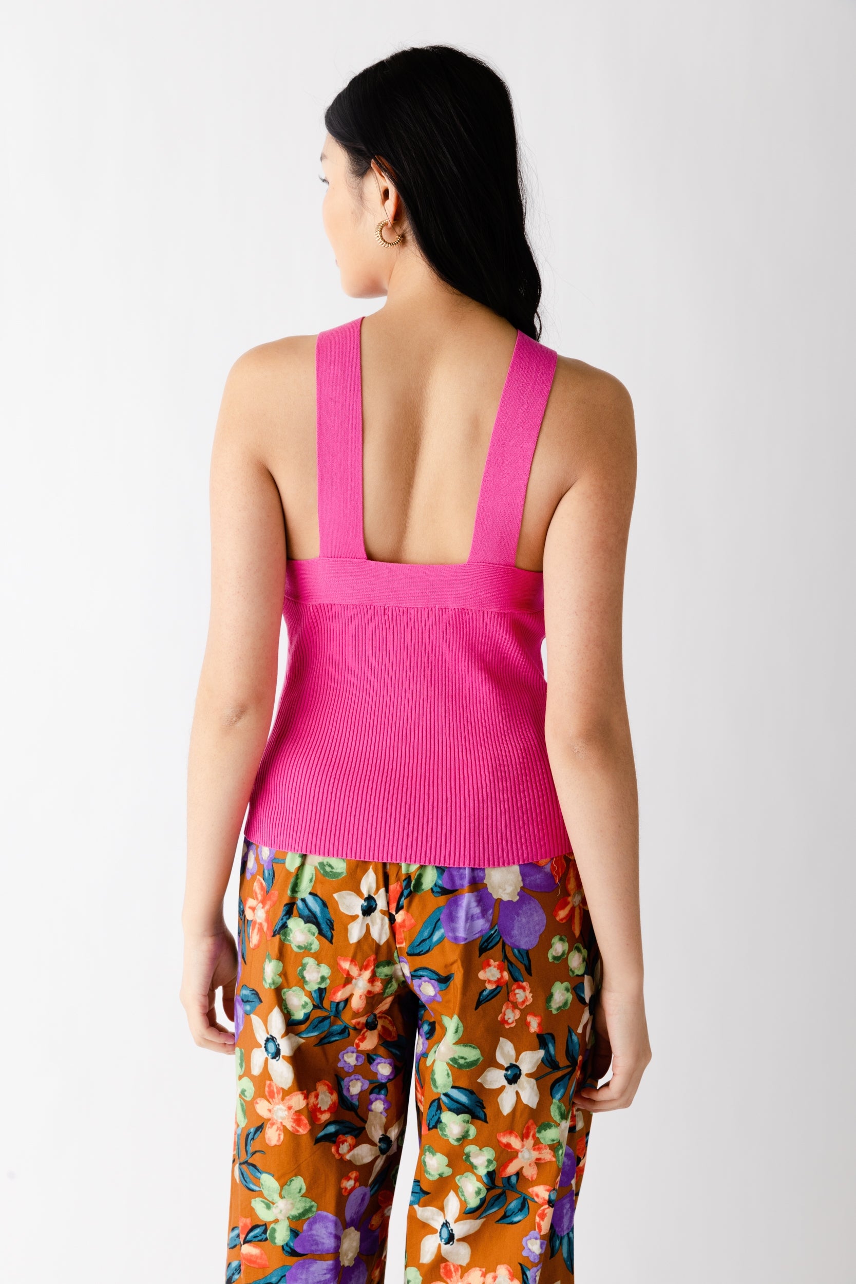 Mia Cross Neck Halter Top - fab'rik