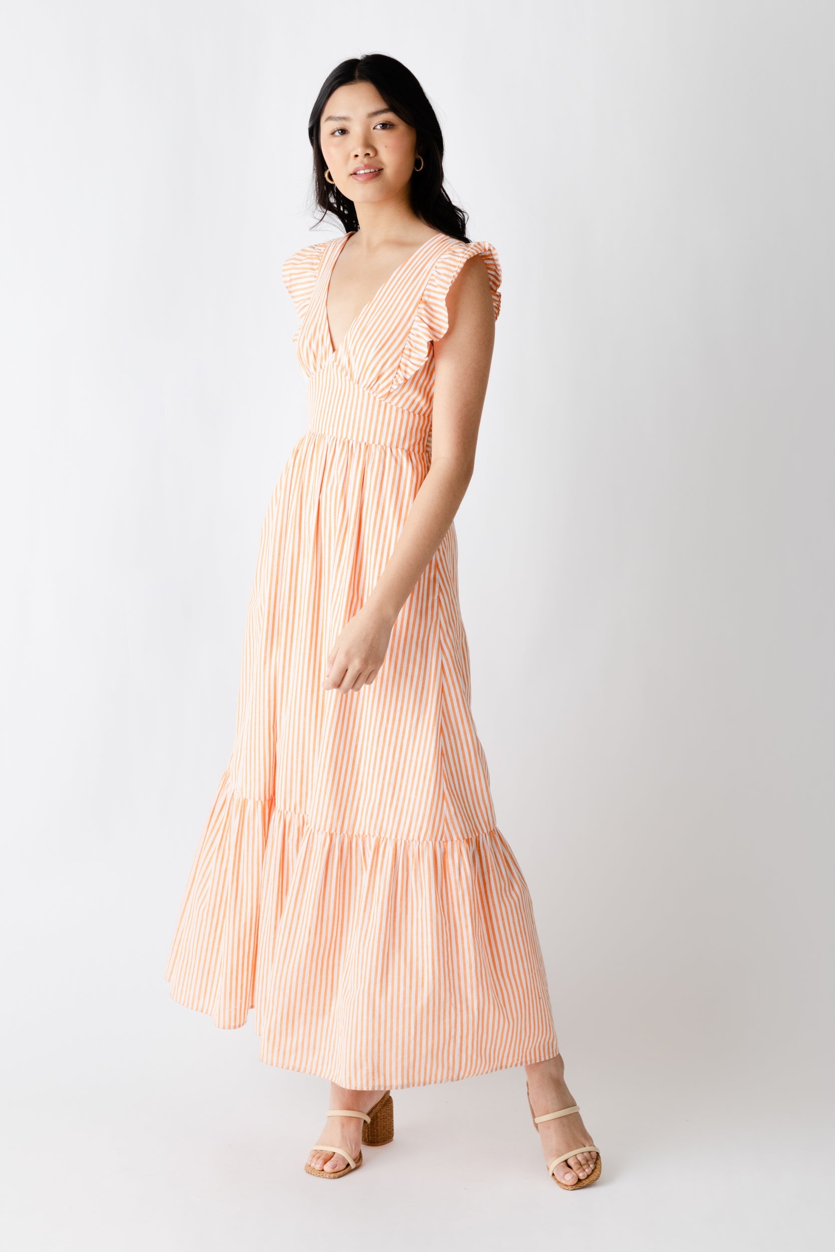 Lilith Ruffled Maxi Dress - fab'rik