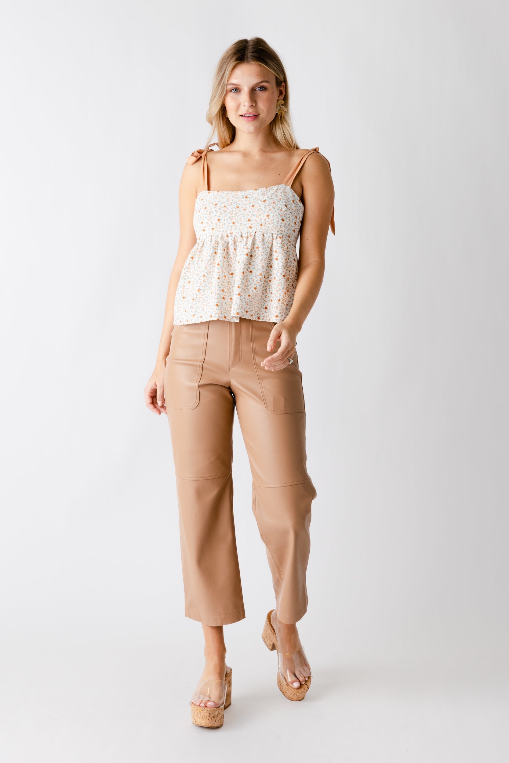 Lucky Number Faux Leather Pant - fab'rik