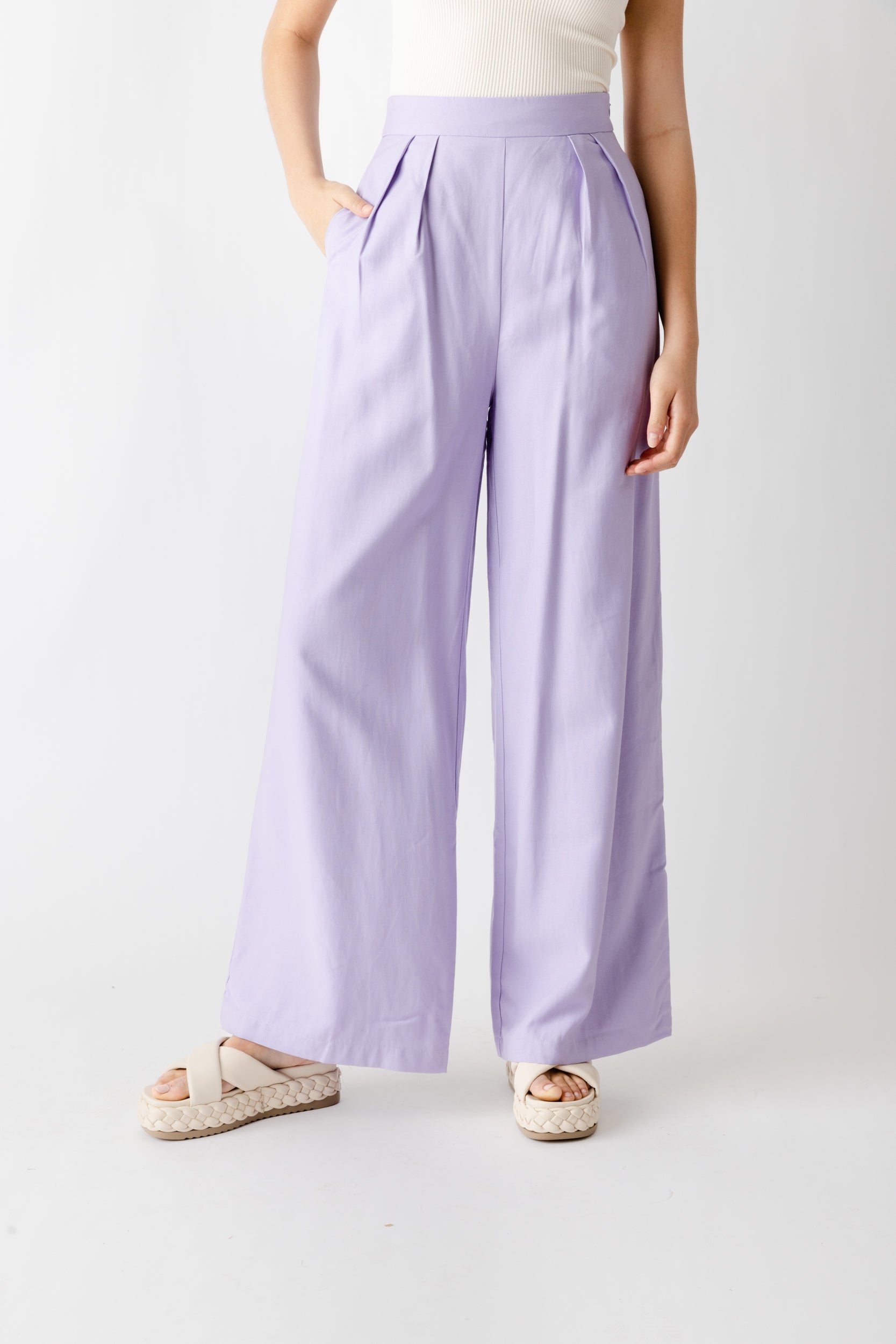Josephine Wide Leg Full Length Pants - fab'rik