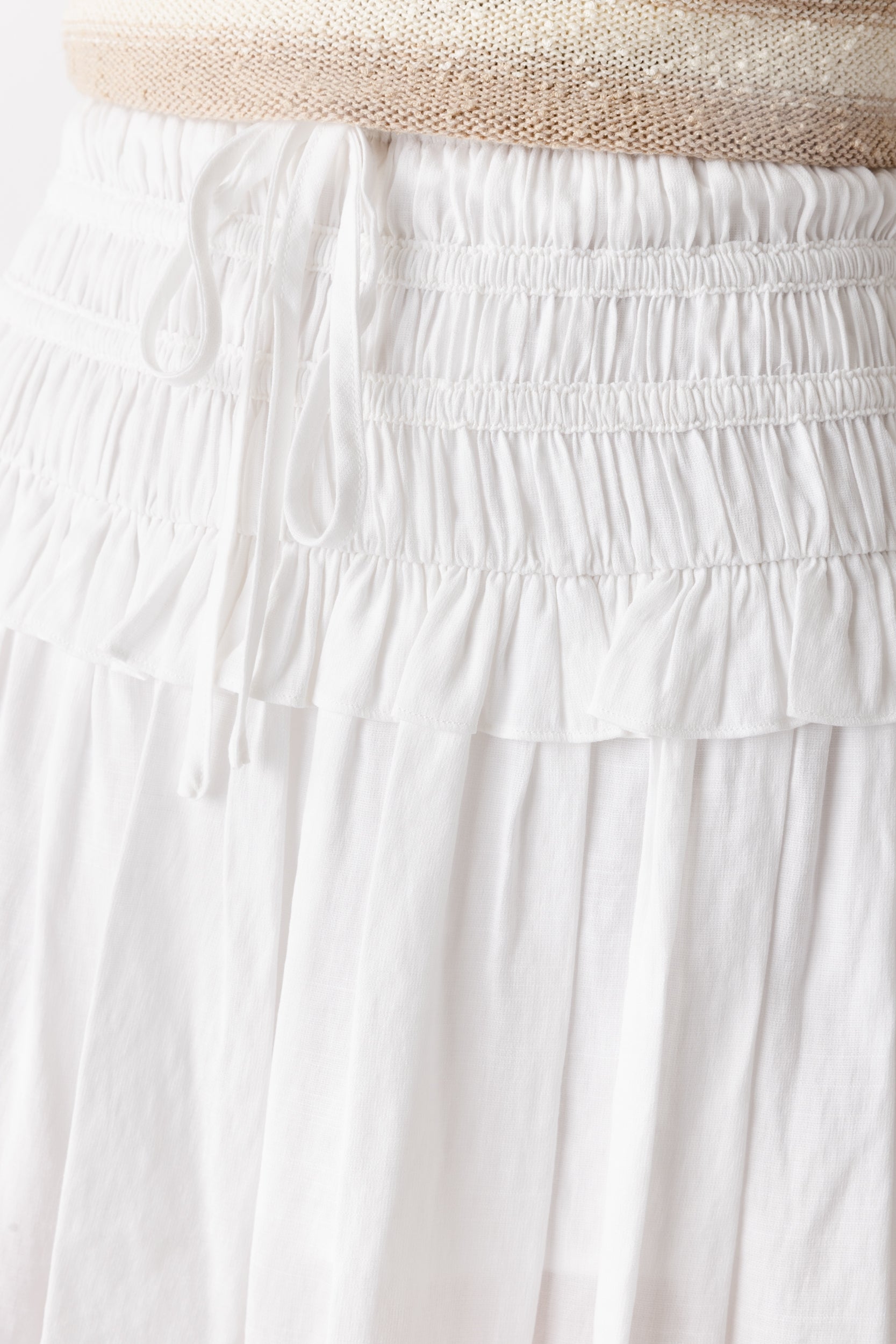 Ruiz Shirring Detail Skort - fab'rik