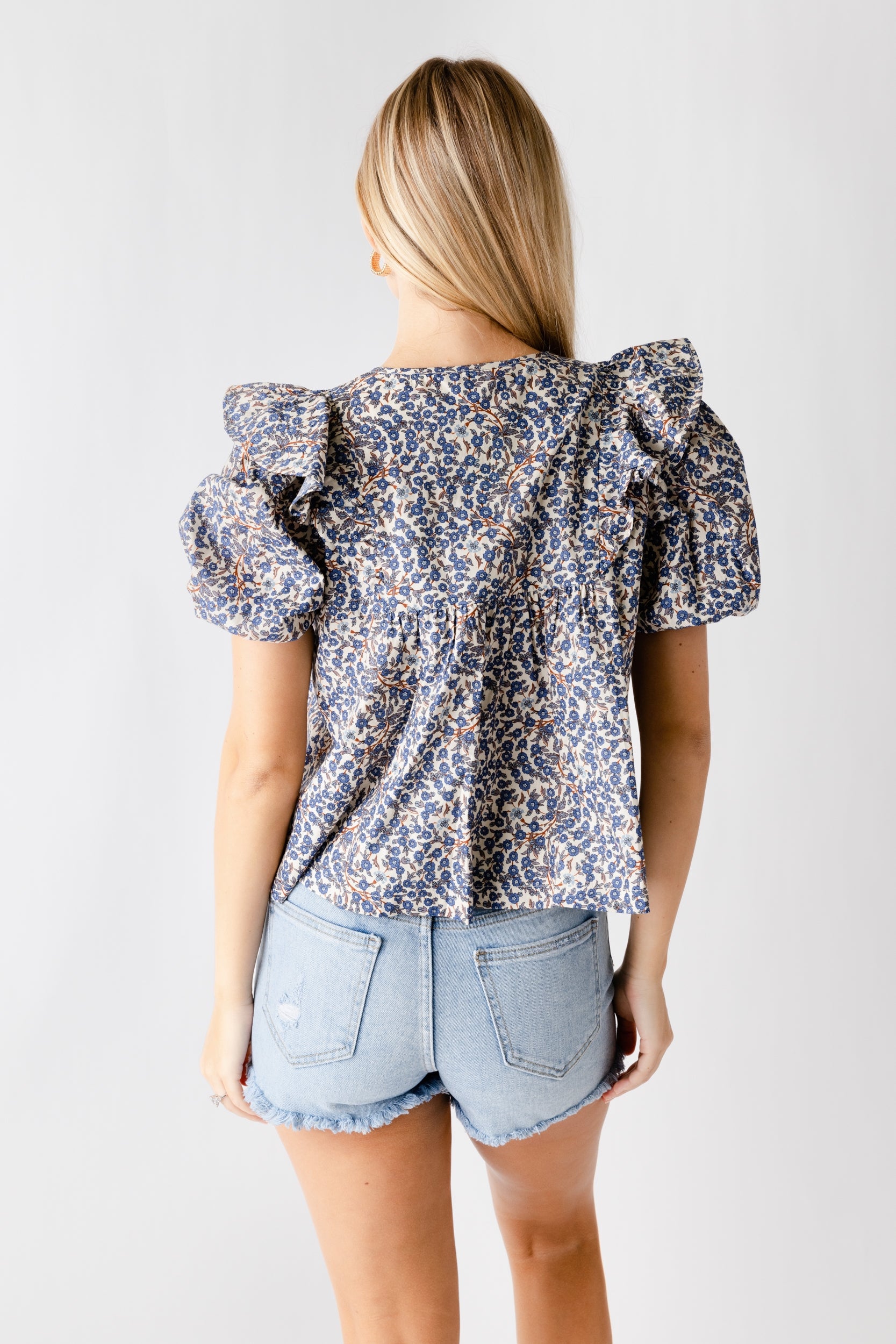 Samantha Puff Sleeve Blouse - fab'rik