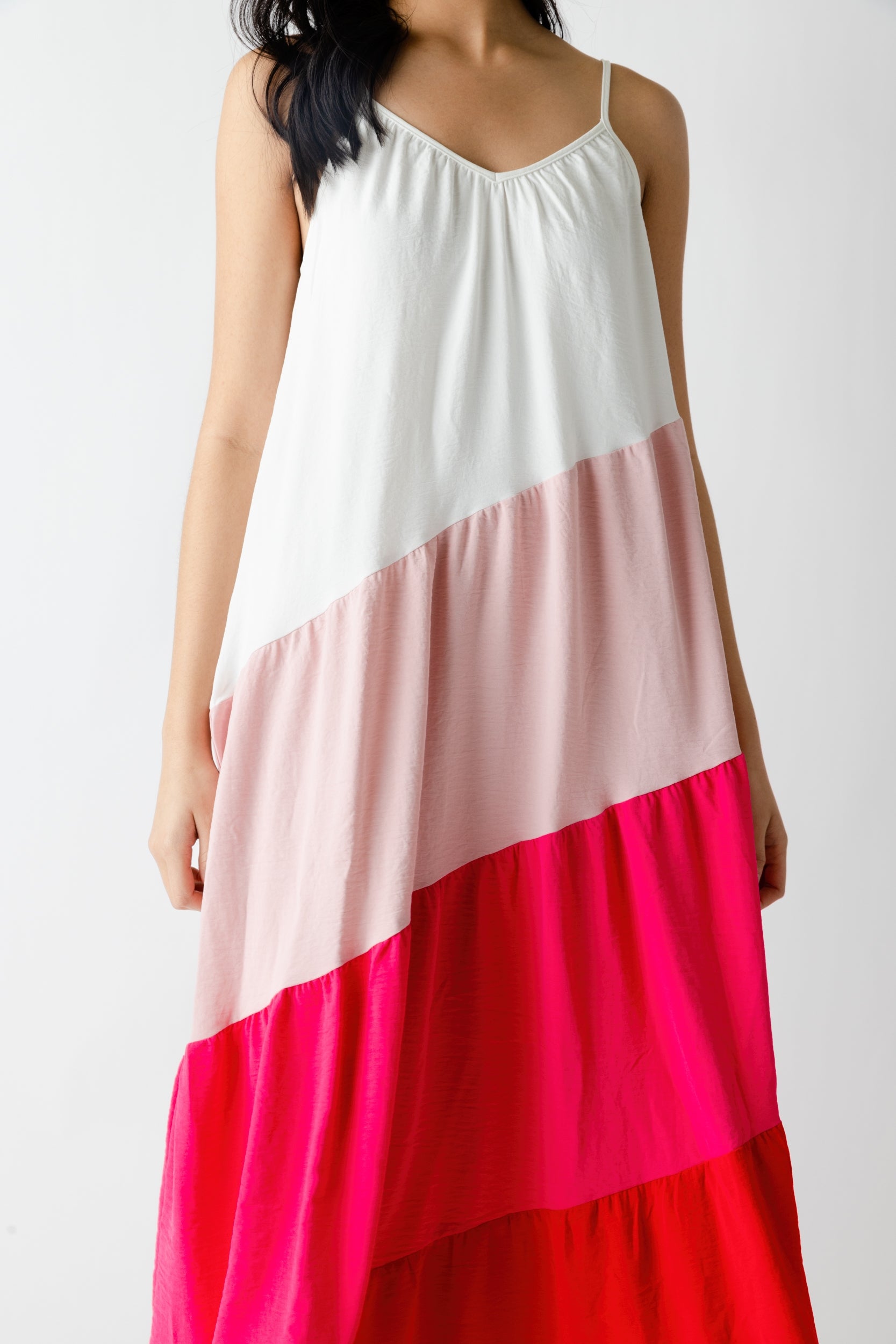 Izzi Color Blocked Maxi Dress - fab'rik