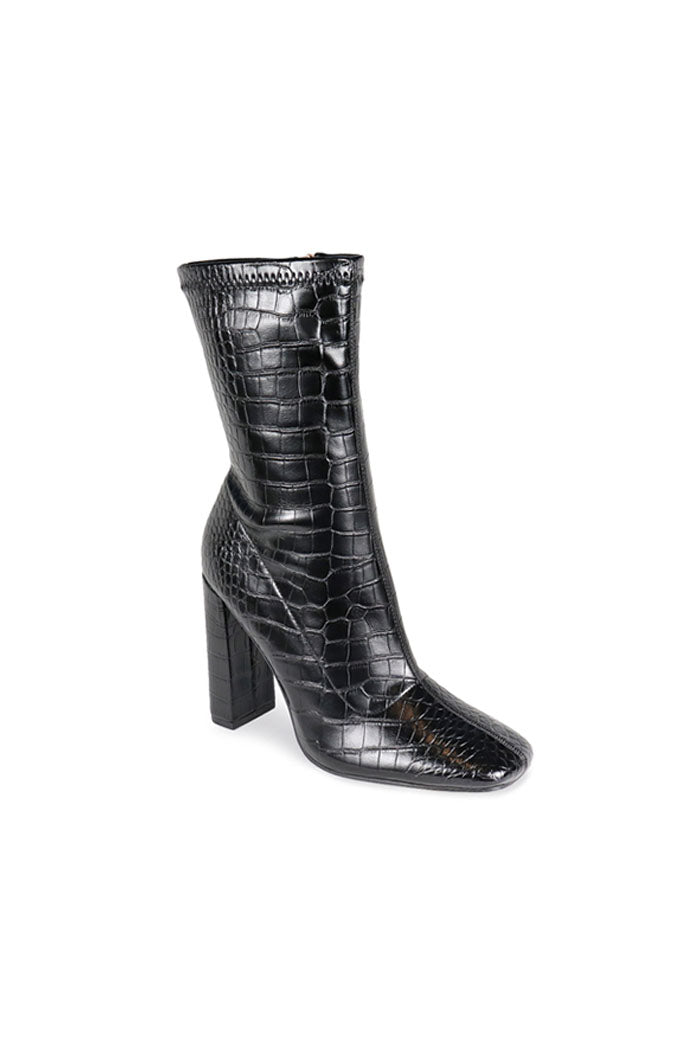 SALE - Zachery Snakeskin Bootie - fab'rik