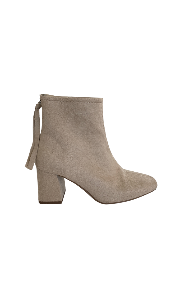 SALE - Zylia Faux Suede Bootie - fab'rik