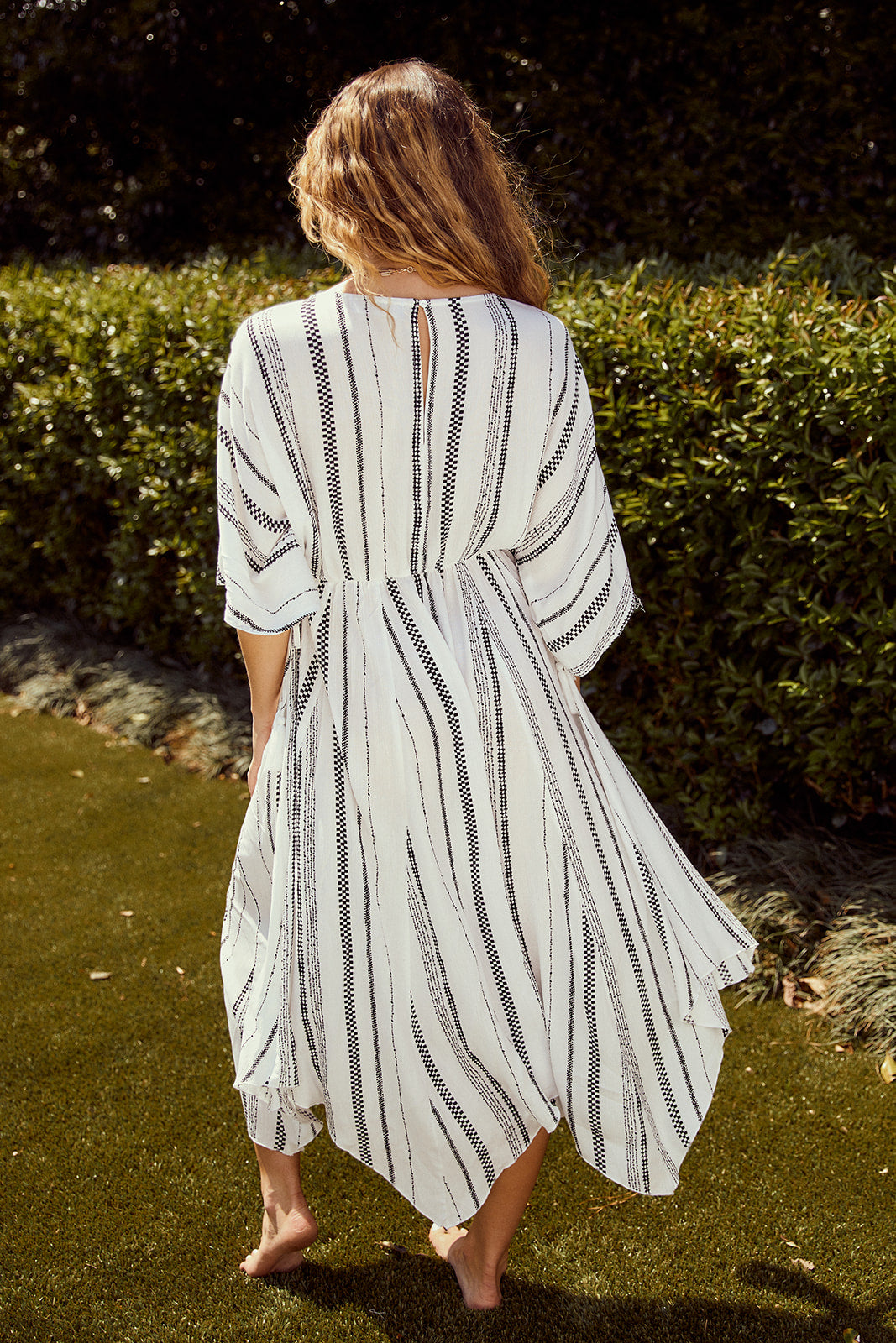 Adley Kimono Sleeve Maxi Dress - fab'rik