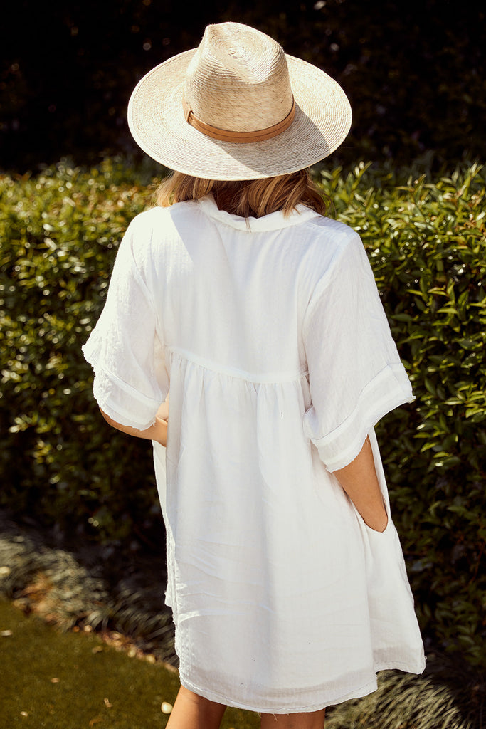SALE - Allister Babydoll Shirt Dress - fab'rik