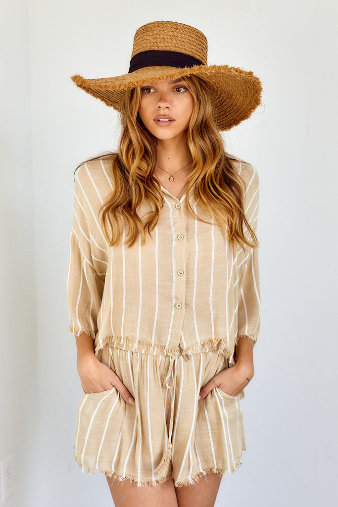 SALE - Athena Stripe Short - fab'rik
