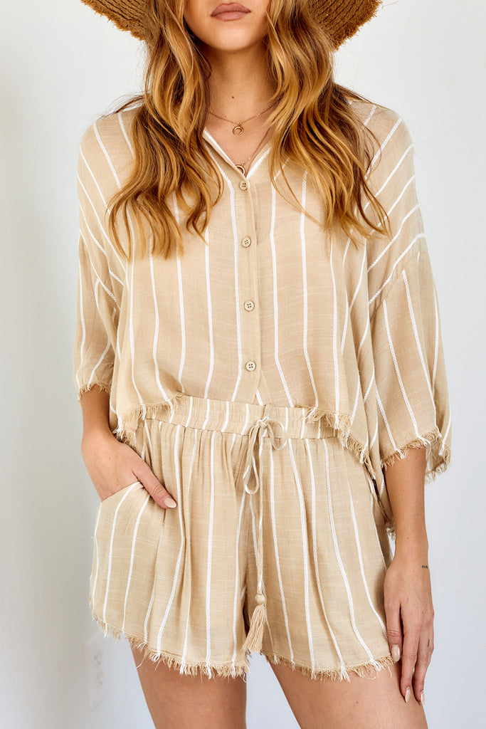 SALE - Athena Stripe Short - fab'rik