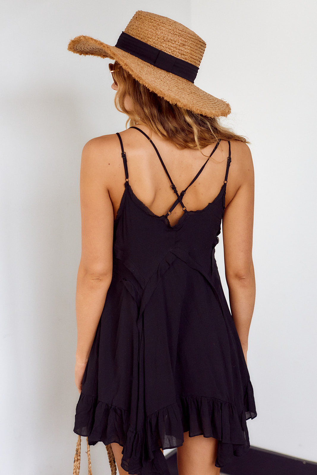 SALE - Berklie Ruffle Trim Dress - fab'rik