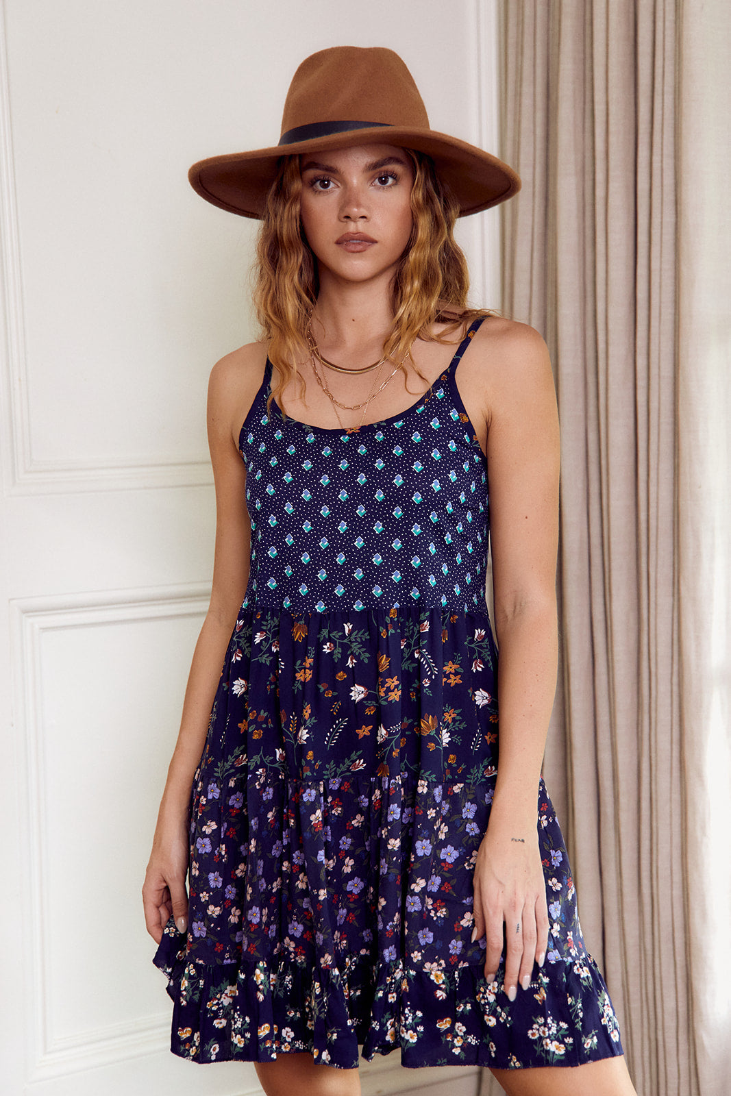 Breezie Unique Patchwork Mini Dress - fab'rik