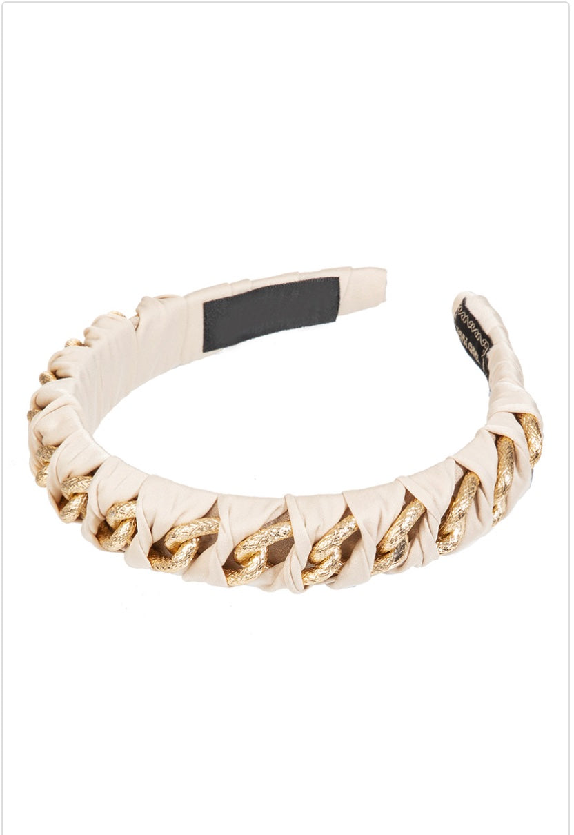 Margo Chain Detail Headband - fab'rik