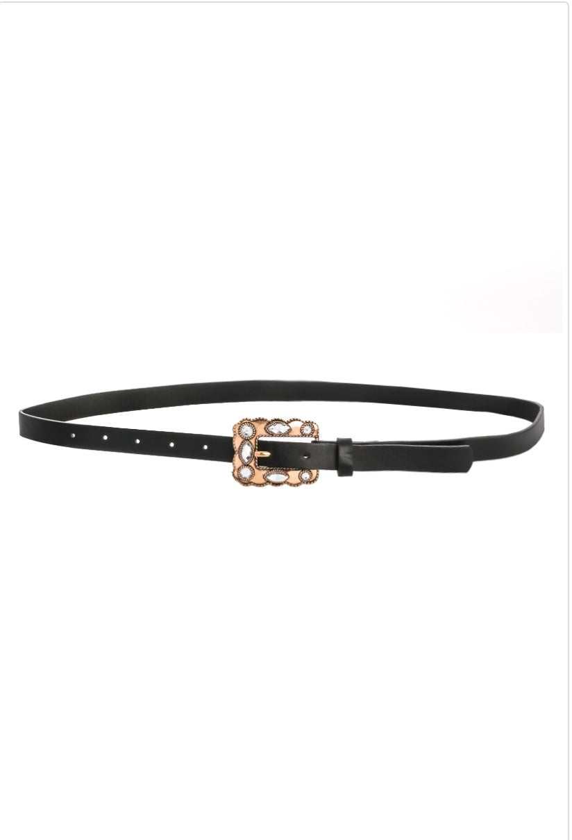 Napa Gold Detail Buckle Belt - fab'rik