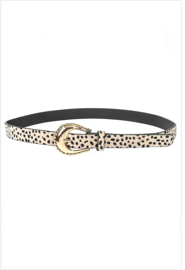 Robinson Leopard Print Belt - fab'rik