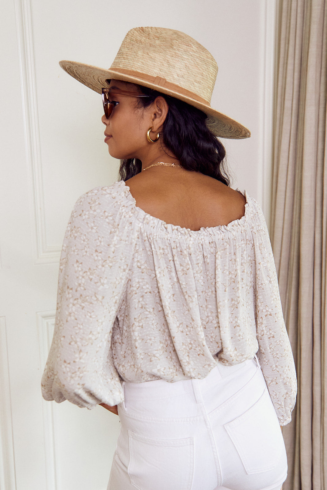 SALE - Kenna Floral Printed Blouse - fab'rik