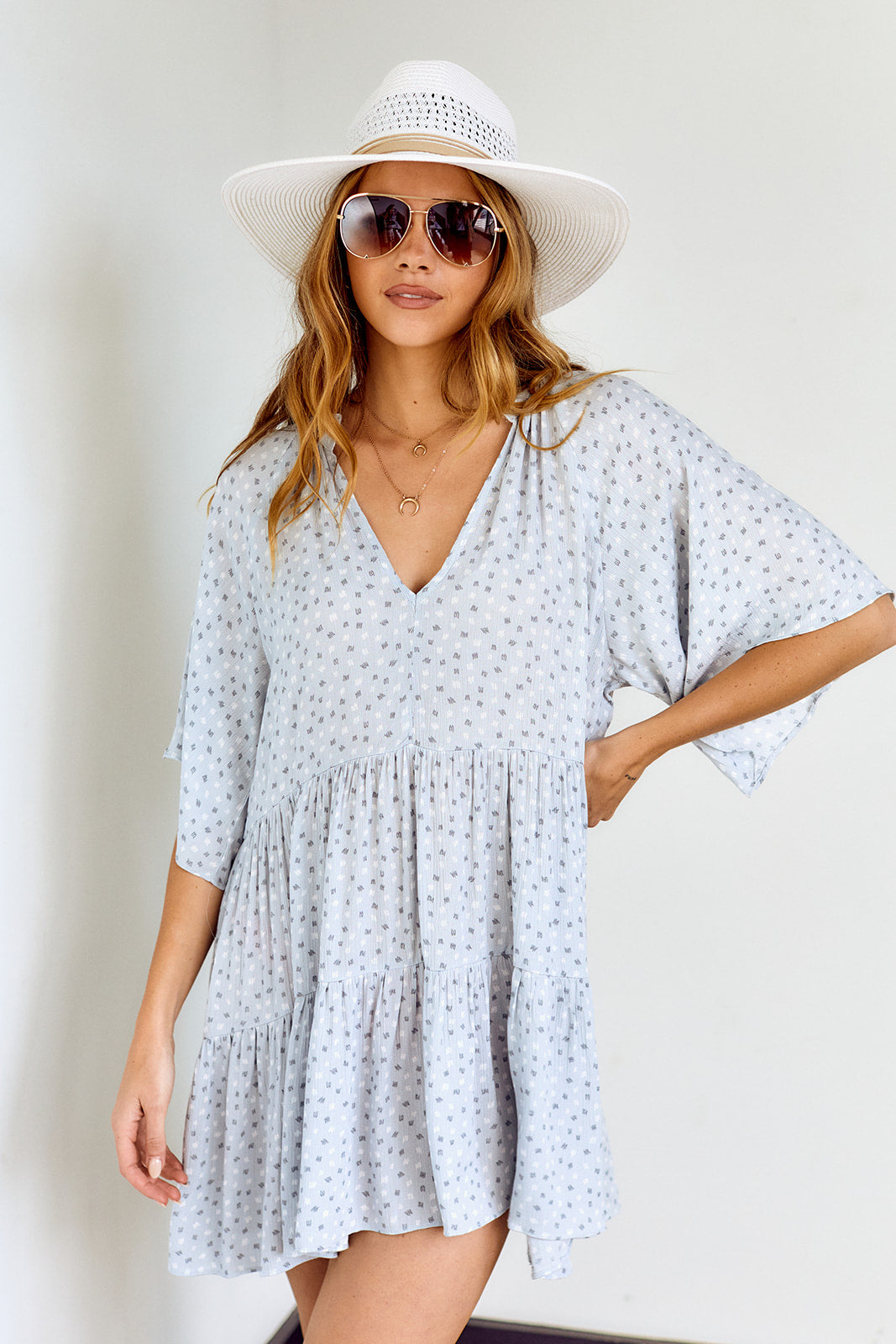 Maracella Printed Tiered Dress - fab'rik