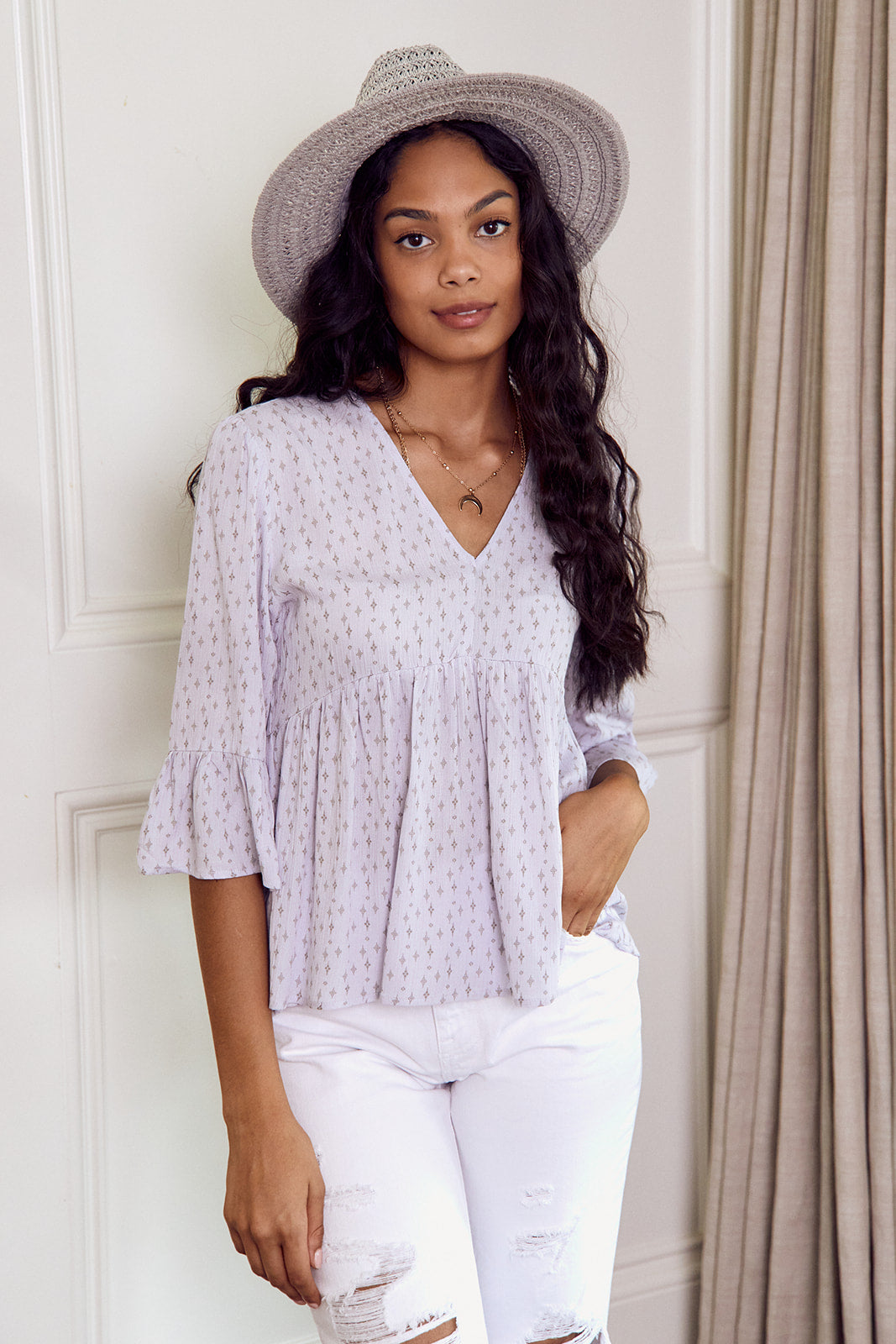 SALE - Collins Babydoll Blouse - fab'rik