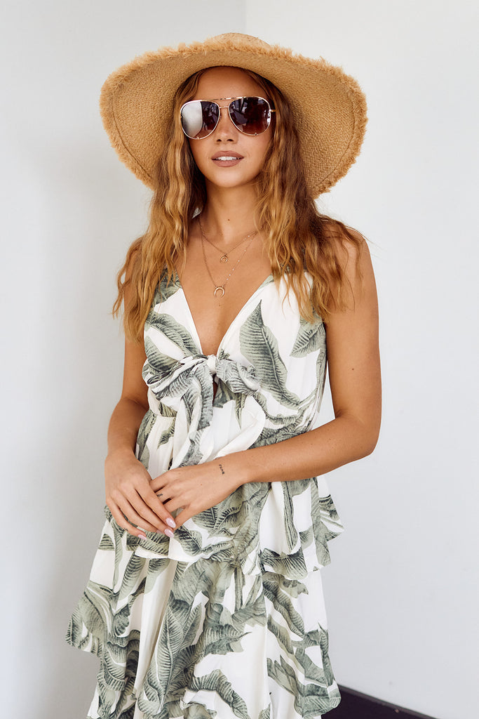 Rio Sleeveless Tiered Maxi Dress - fab'rik