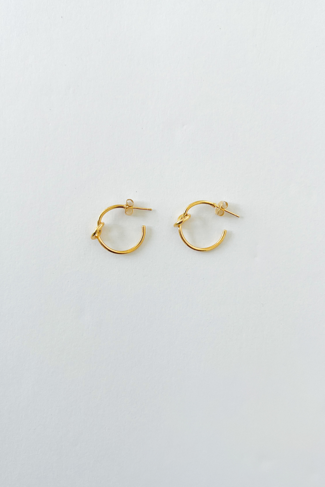 Georgia Knotted Hoop Earrings - fab'rik